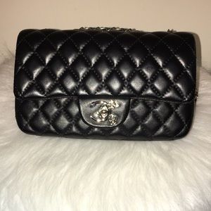 Quilted “Boy Bag” Style Handbag